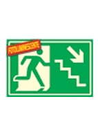 Placa Sa�da Emerg�ncia