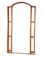 Batente Duplo p/ Vidro Arco