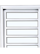 Moldura para porta em alum�nio